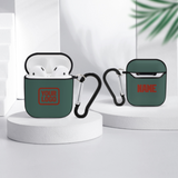 Custom Blue Green Coral Red AirPods Case