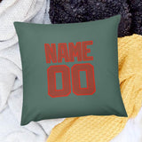 Custom Blue Green Coral Red Pillowcase