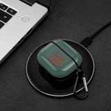 Custom Blue Green Coral Red AirPods Case (3rd Generation)