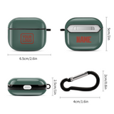 Custom Blue Green Coral Red AirPods Case (3rd Generation)