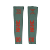 Custom Blue Green Coral Red Arm Sleeve