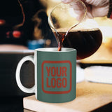 Custom Blue Green Coral Red Mug