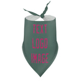 Custom Blue Green Pink Pet Scarf