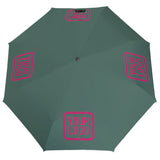 Custom Blue Green Pink Automatic Umbrella