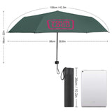 Custom Blue Green Pink Automatic Umbrella