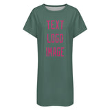 Custom Blue Green Pink Nachthemd