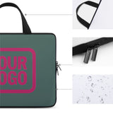 Custom Blue Green Pink Laptop Bag