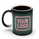 Custom Blue Green Light Pink Magic Mug
