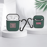 Custom Blue Green Light Pink AirPods Case