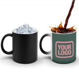 Custom Blue Green Light Pink Magic Mug