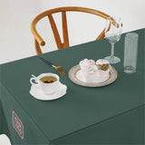 Custom Blue Green Pink Square Table Cloth