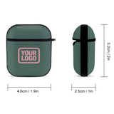 Custom Blue Green Light Pink AirPods Case