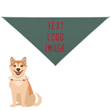 Custom Blue Green Red Pet Scarf