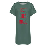 Custom Blue Green Red Nachthemd