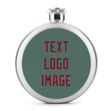 Custom Blue Green Crimson Red Hip Flask