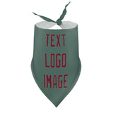 Custom Blue Green Crimson Red Pet Scarf