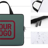 Custom Blue Green Crimson Red Laptop Bag