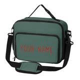 Custom Blue Green Coral Red Lunch Bag