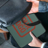 Custom Blue Green Coral Red Laptop Bag