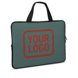 Custom Blue Green Coral Red Laptop Bag