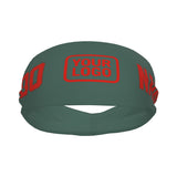 Custom Blue Green Orange Red Sports headband