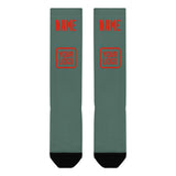 Custom Blue Green Orange Red Knee-High Sock