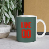 Custom Blue Green Orange Red Mug
