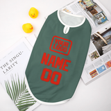 Custom Blue Green Orange Red Pet Vest