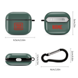 Custom Blue Green Orange Red AirPods Case (3rd Generation)