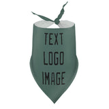 Custom Blue Green Black Pet Scarf
