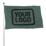 Custom Blue Green Black Flag