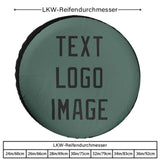 Custom Blue Green Black Truck Tires