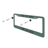 Custom Blue Green Black License Plate Frame