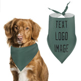 Custom Blue Green Black Pet Scarf