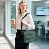 Custom Blue Green Black Lunch Bag