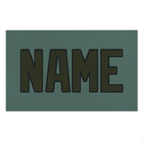 Custom Blue Green Olive Beach Towel