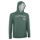 Custom Blue Green Cream UV-Hoodie