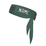 Custom Blue Green Cream Headband