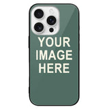 Custom Blue Green Cream Phone Case