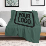Custom Blue Green Black Blanket