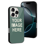 Custom Blue Green Cream Phone Case