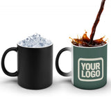 Custom Blue Green Cream Magic Mug