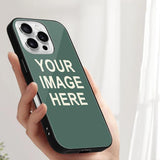Custom Blue Green Cream Phone Case