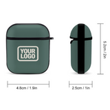 Custom Blue Green Cream AirPods Case