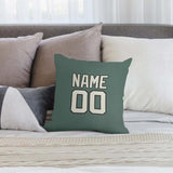 Custom Blue Green Cream Pillowcase