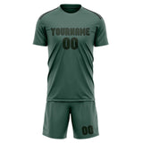 Custom Blue Green Dark Green Soccer Jersey