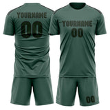 Custom Blue Green Dark Green Soccer Jersey