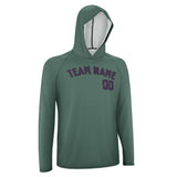 Custom Blue Green Purple UV-Hoodie