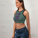 Custom Blue Green Purple Sleeveless Tank Top