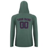 Custom Blue Green Purple UV-Hoodie